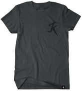 K icon charcoal grey